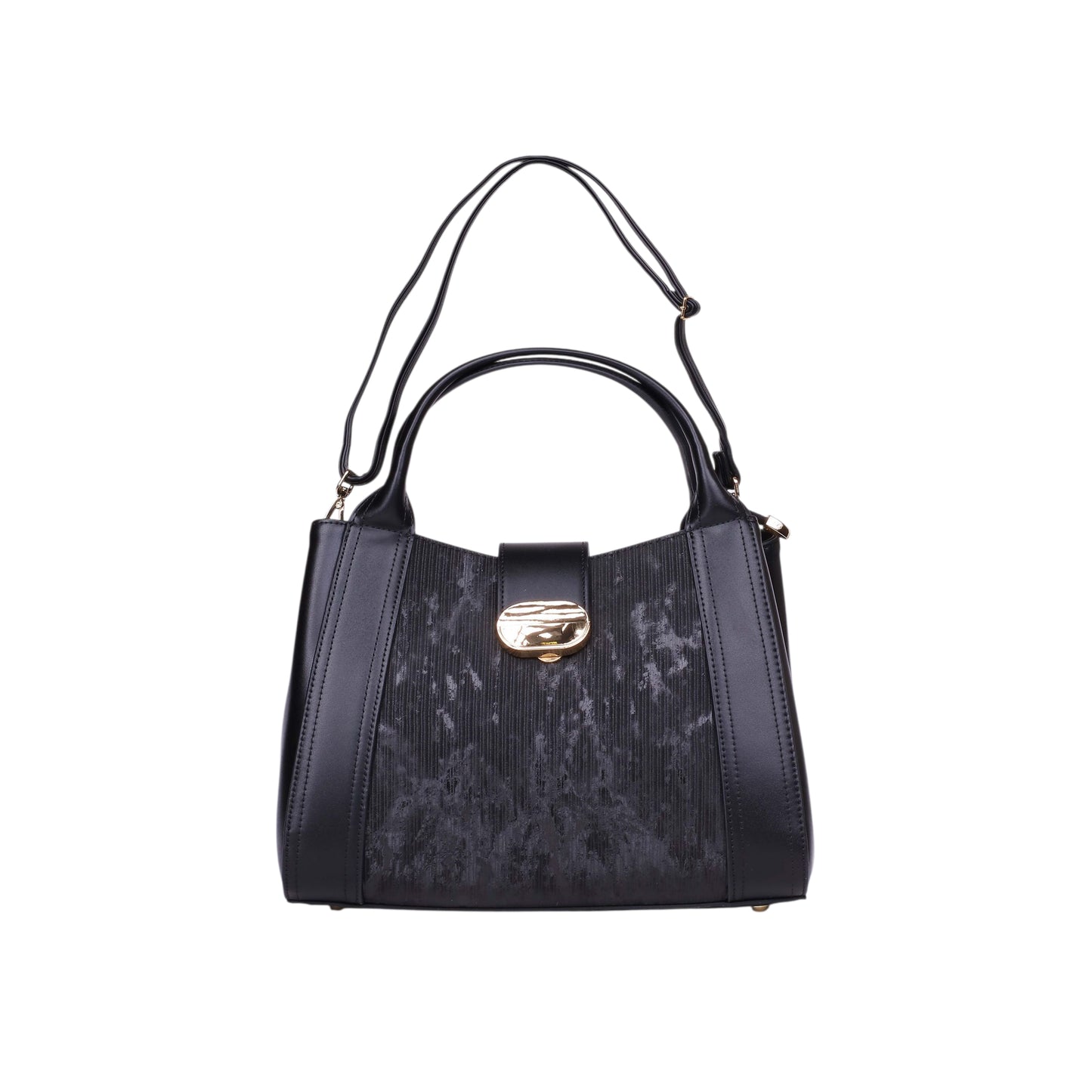 Comfy Textured Leather Handbag