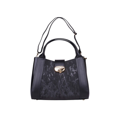 Comfy Textured Leather Handbag