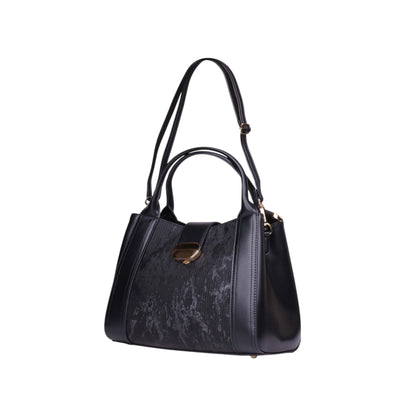 Comfy Textured Leather Handbag