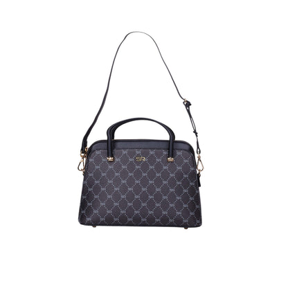 Printed Leather Handbag