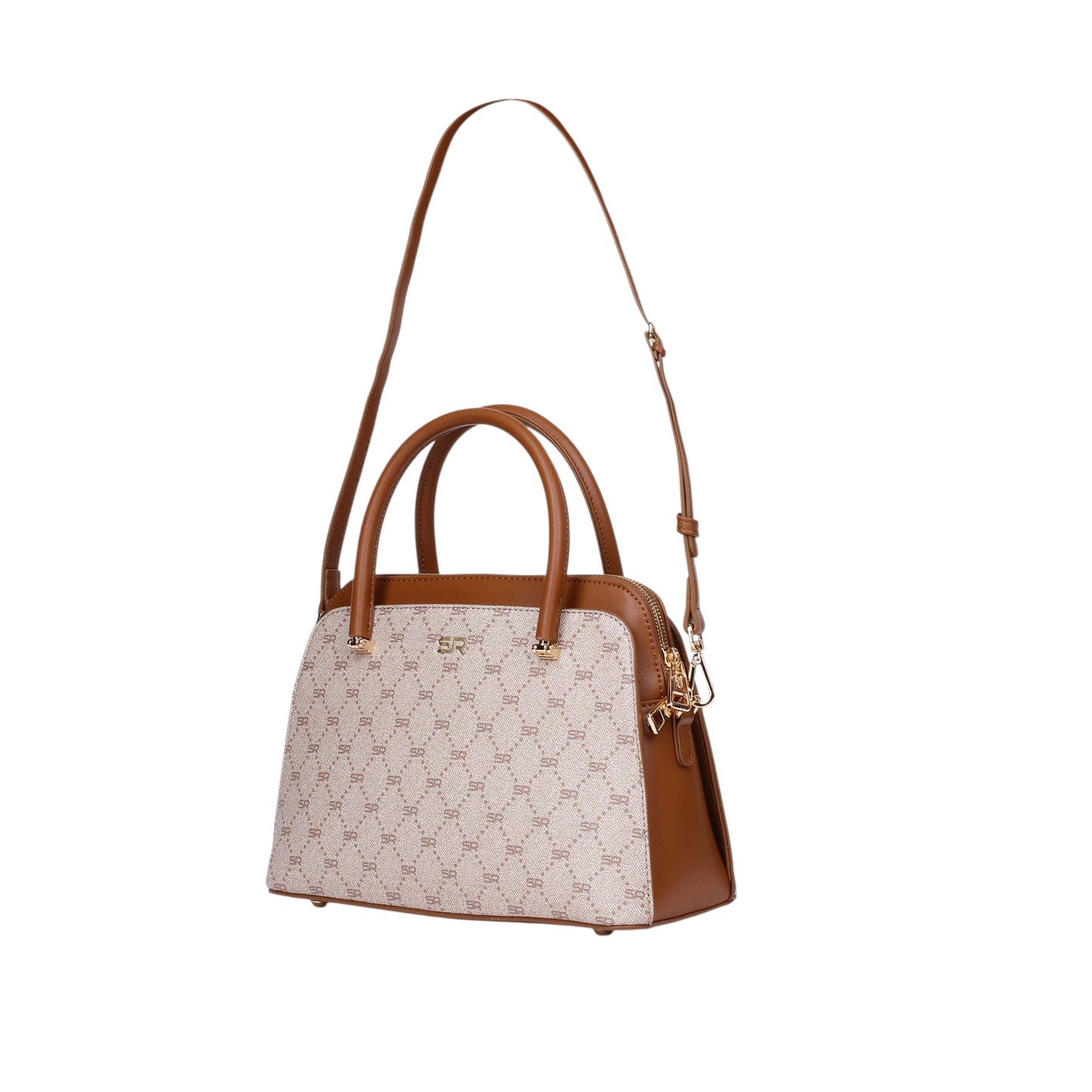 Printed Leather Handbag