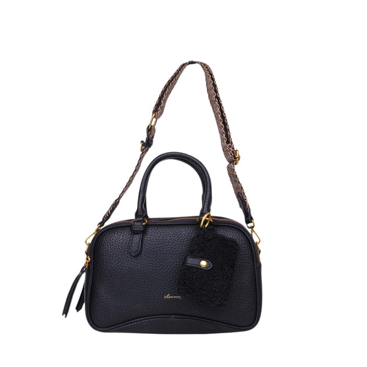 Hand Bag With Front Fur Wallet