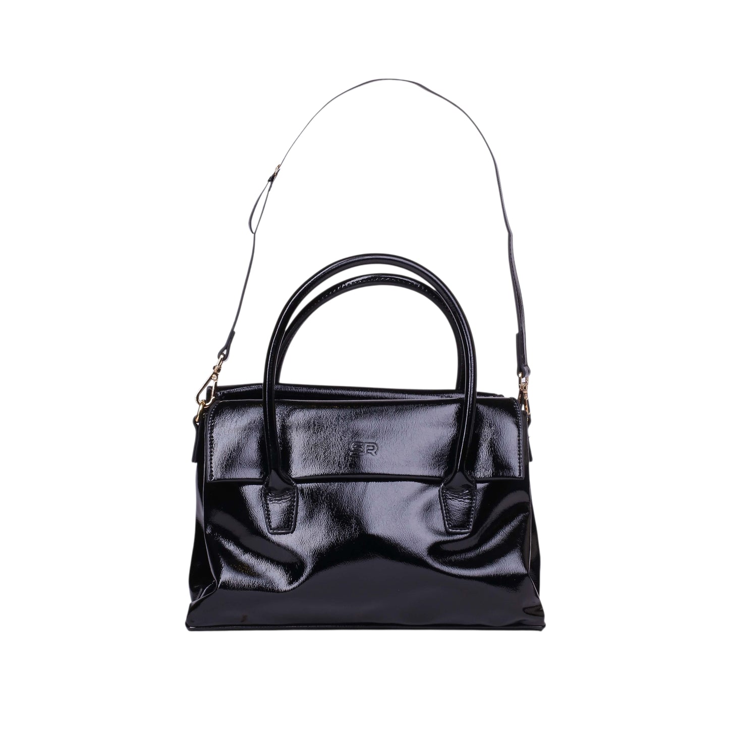 Shiny Patent Leather Handbag