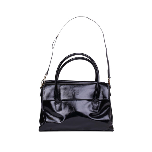 Shiny Patent Leather Handbag