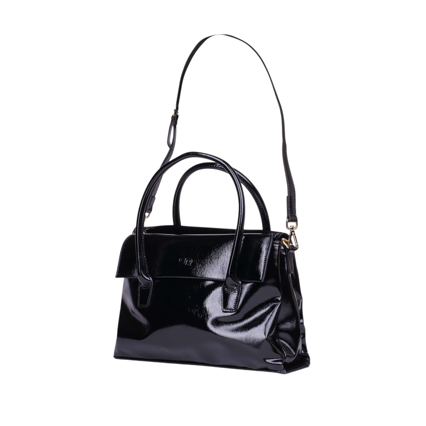 Shiny Patent Leather Handbag