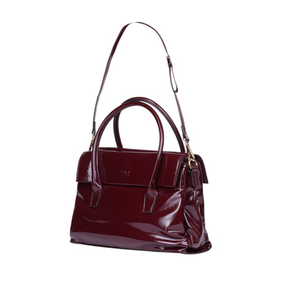 Shiny Patent Leather Handbag