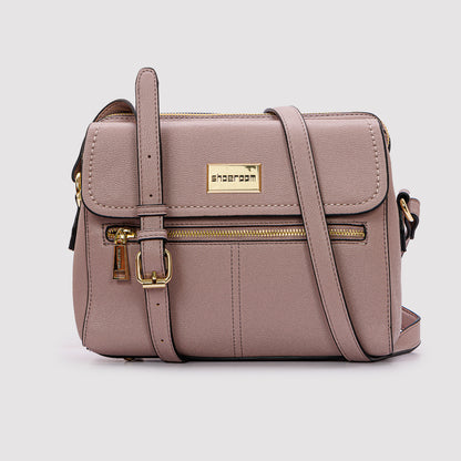 Front Zipper Crossbody Bag