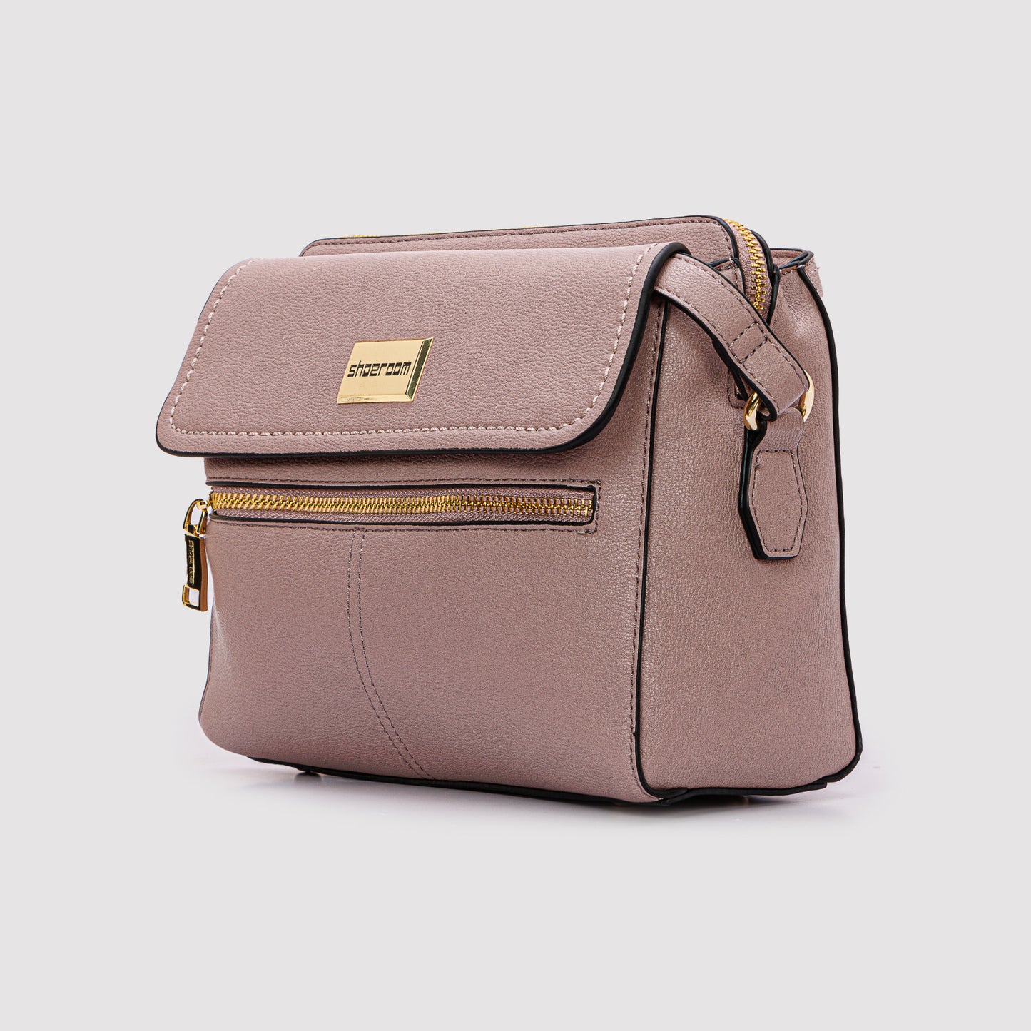 Front Zipper Crossbody Bag