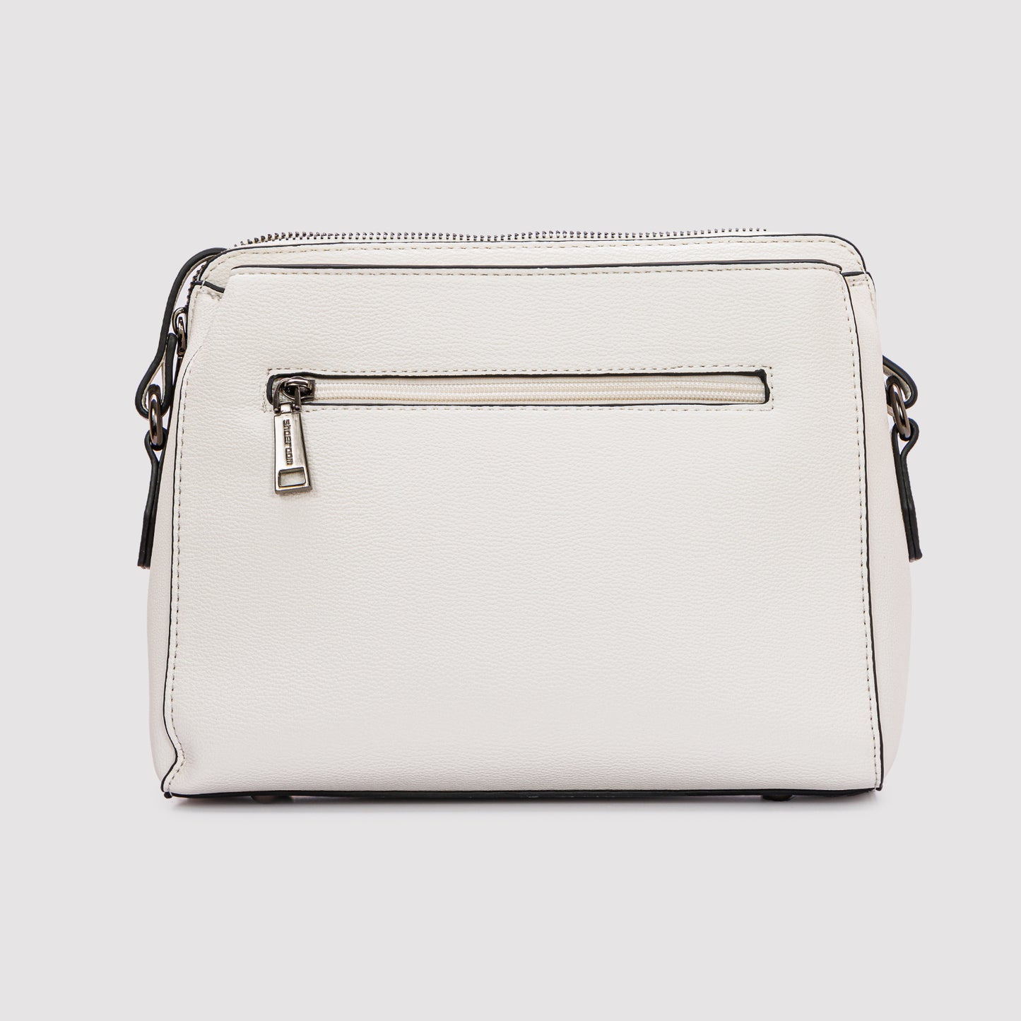 Front & Back Zip Pockets Crossbody Bag