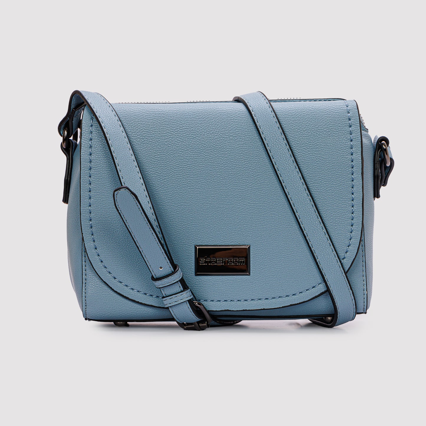 Leather Flap Crossbody Bag