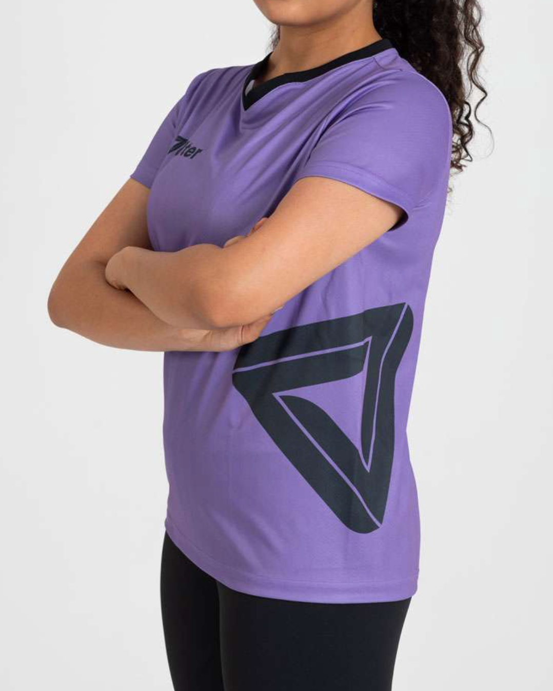 Alter Purple Dri-Fit Sports T-shirt for Girls