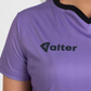 Alter Purple Dri-Fit Sports T-shirt for Girls