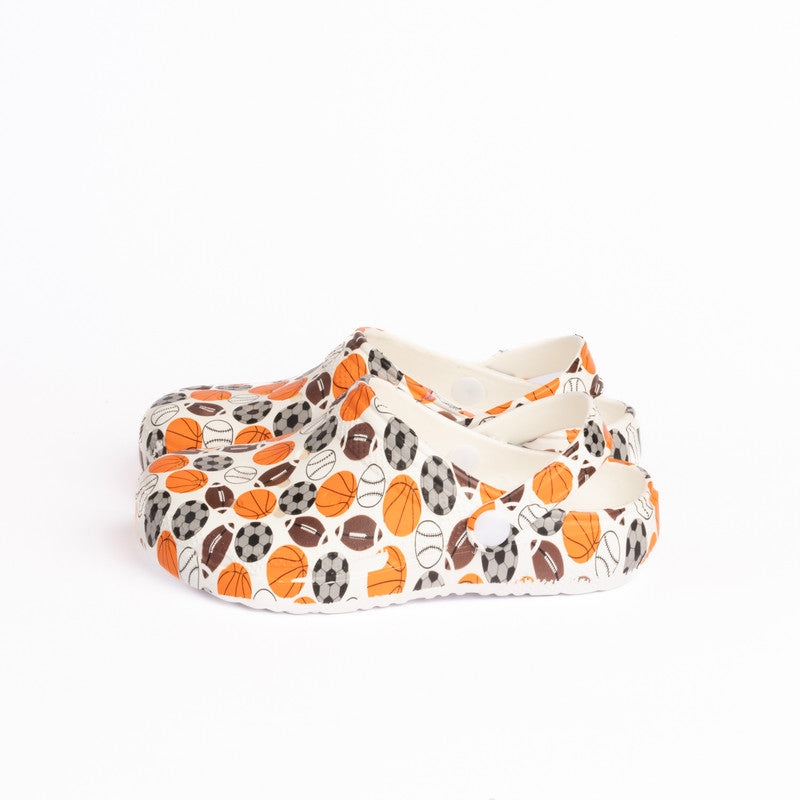 Onda Football Printed Clogs for Boys