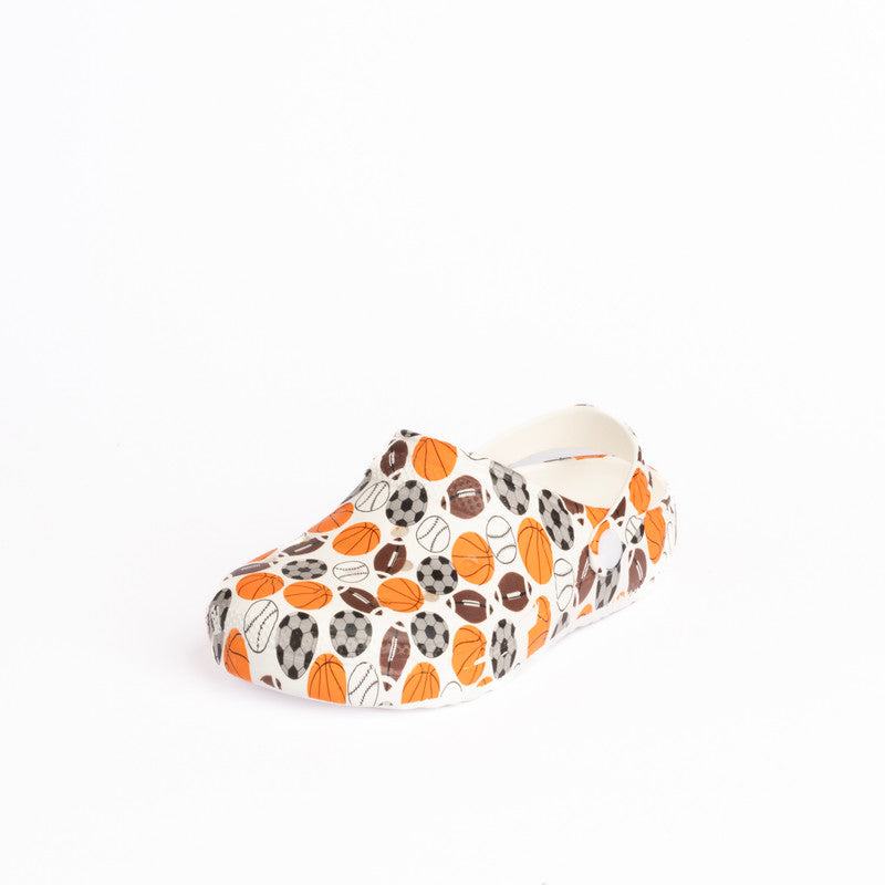 Onda Football Printed Clogs for Boys