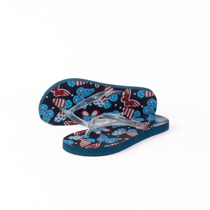 Onda Butterfly Printed Flip Flops for Girls