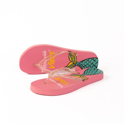 Mermaid Vibes Flip Flops for Girls