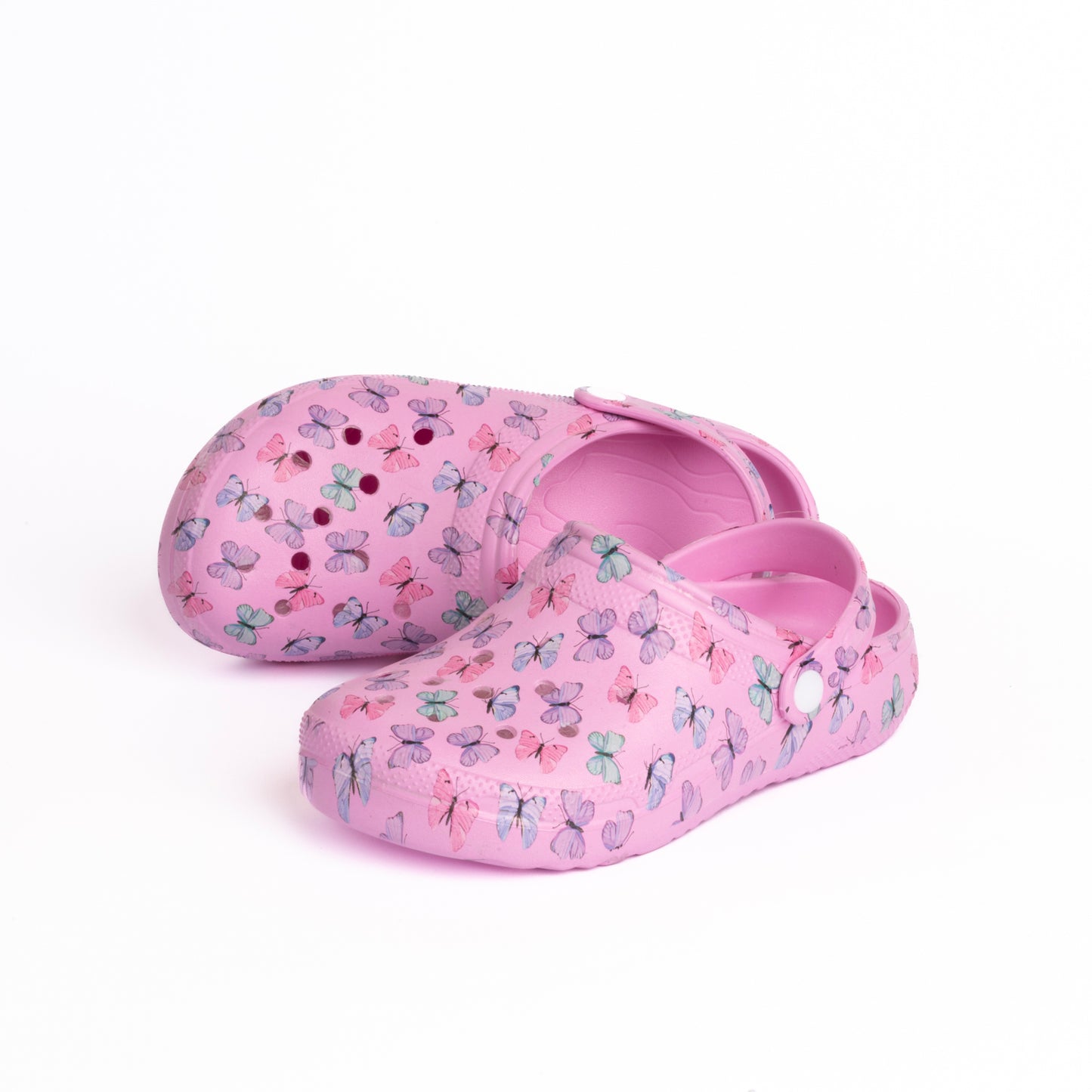 Onda Pronto PK6 Printed Butterflies Clogs for Girls