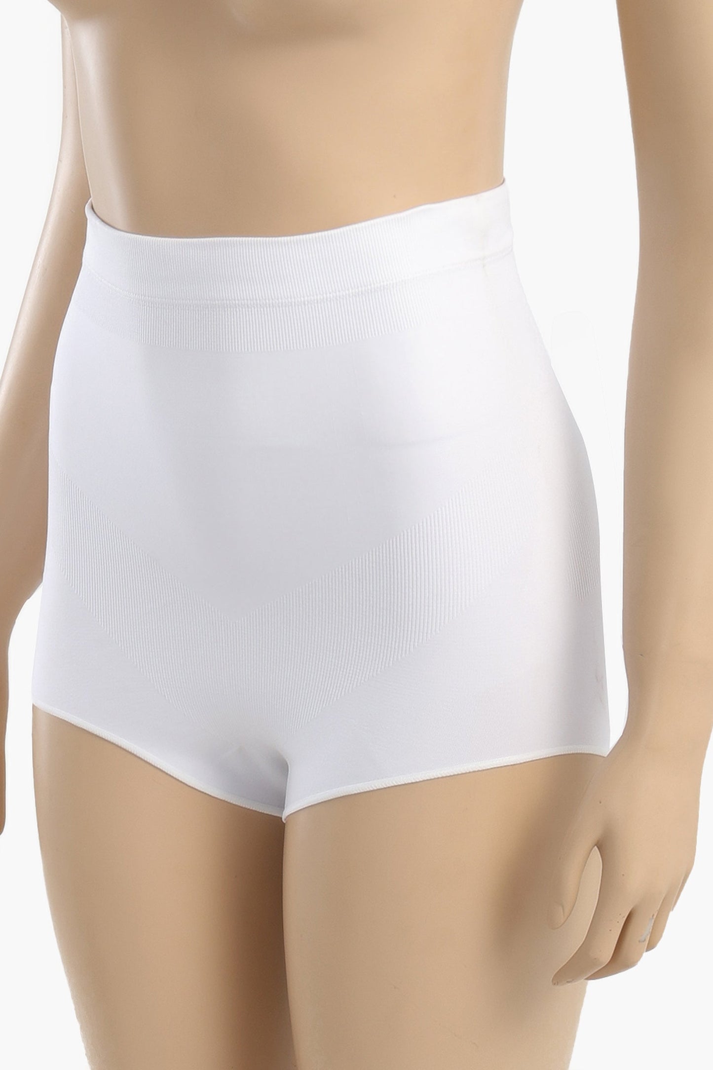 مشد أبيض بدون درزات