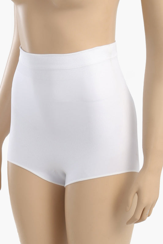 White Seamless Brief Corset
