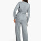 Carina Heather Grey Knitted Pyjama Set