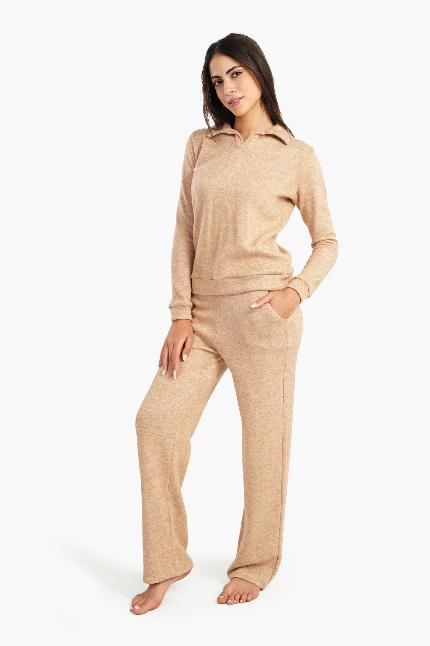 Carina Heather Pattern Pyjama Set