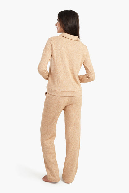 طقم بيجامة بنقشة هيذر