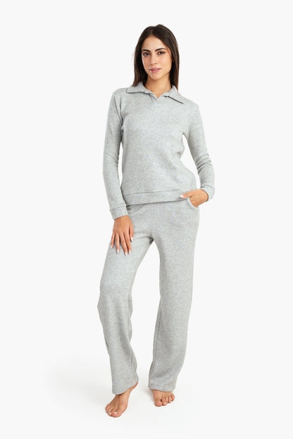 Carina Heather Pattern Pyjama Set