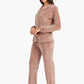 Carina Velvet Classic Pyjama Set