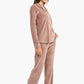 Carina Velvet Classic Pyjama Set