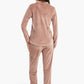 Carina Velvet Classic Pyjama Set