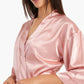 Carina Short Satin Robe