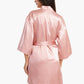 Carina Short Satin Robe