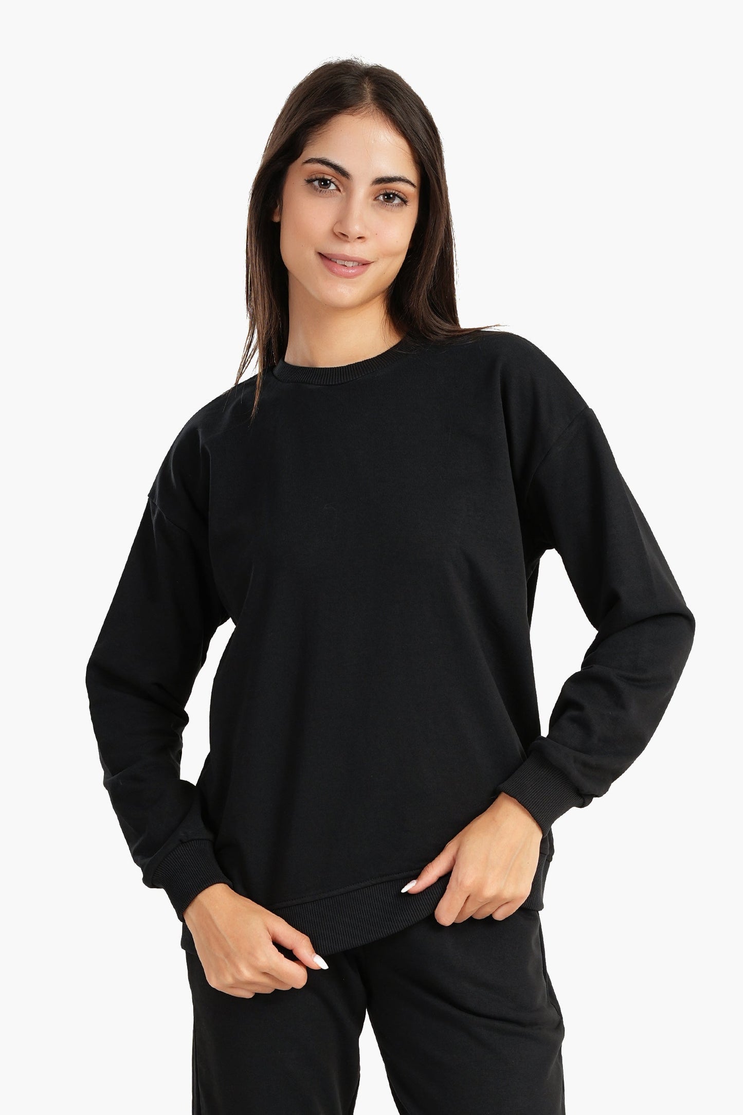 Off Shoulder Lounge Sweatshirt