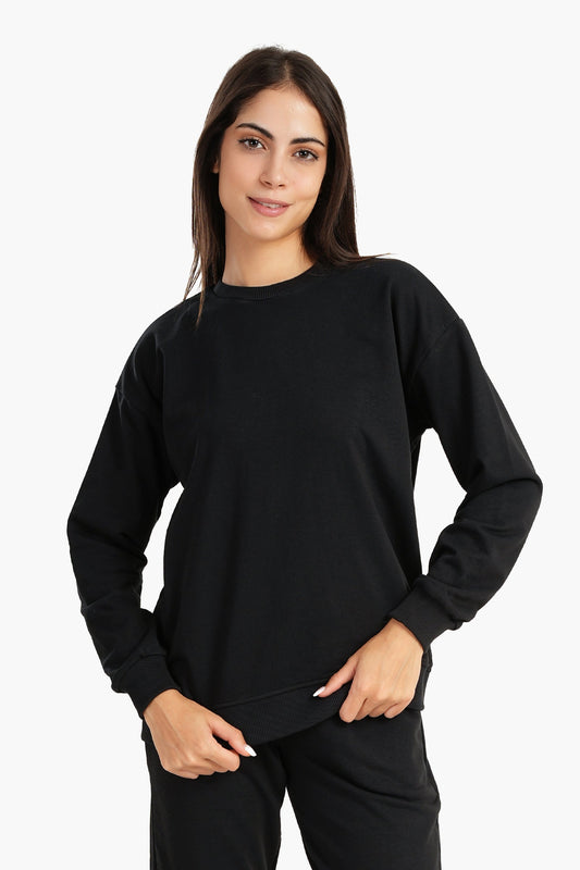 Off Shoulder Lounge Sweatshirt