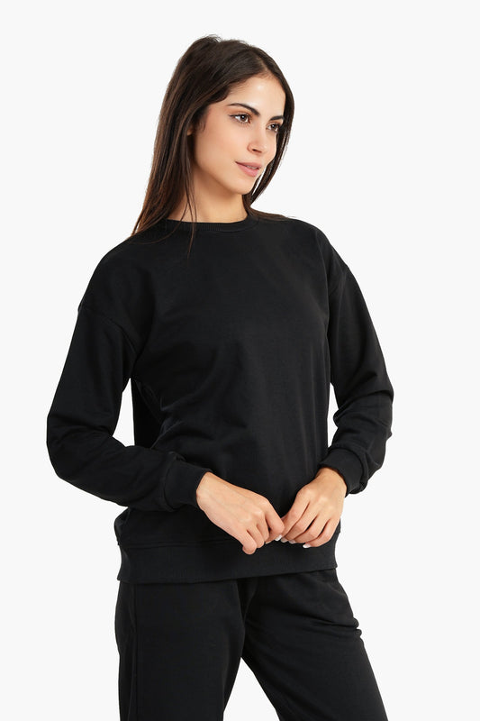 Carina Off Shoulder Lounge Sweatshirt