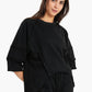 Carina Lounge Sweatshirt with 3/4 Sleeves