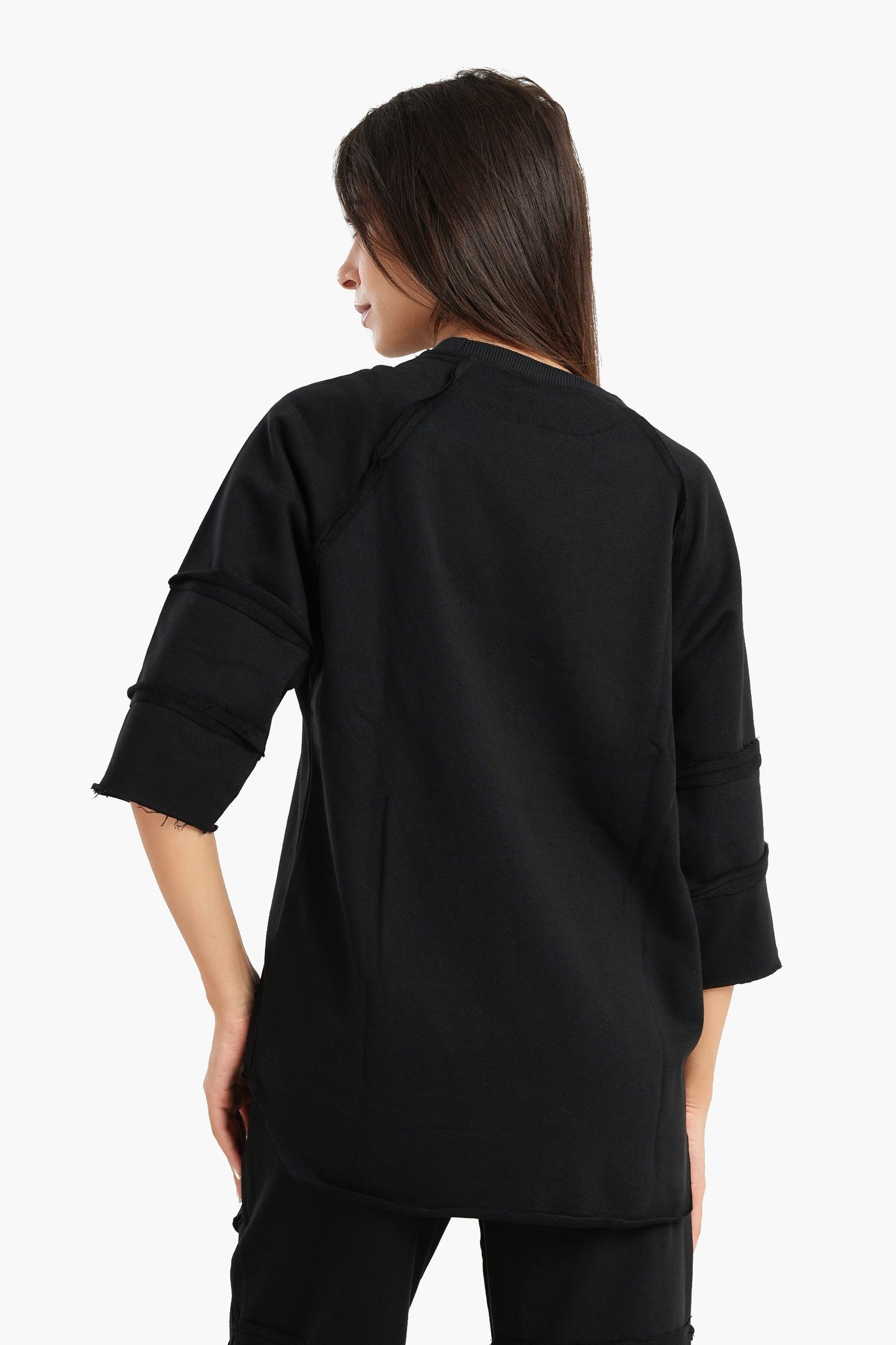 Carina Lounge Sweatshirt with 3/4 Sleeves