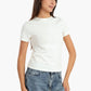 Cotton Basic Slip-on T-Shirt