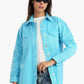 Carina Denim Shirt with Chest Pockets