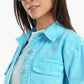 Carina Denim Shirt with Chest Pockets