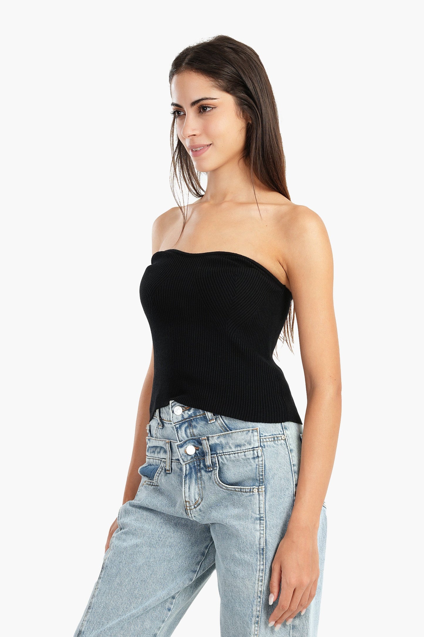 Carina Strapless Trico Top