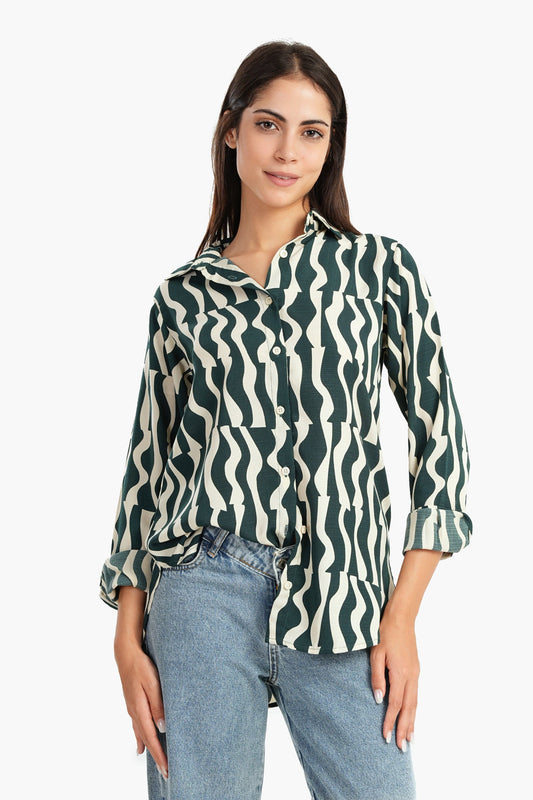 Carina All Over Print Shirt