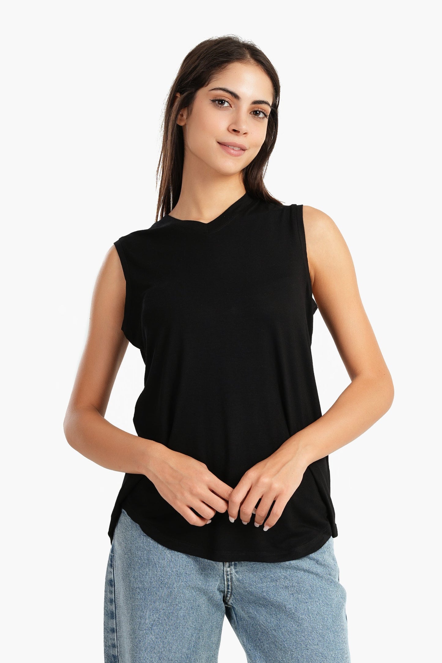 Carina V-Neck Viscose Top