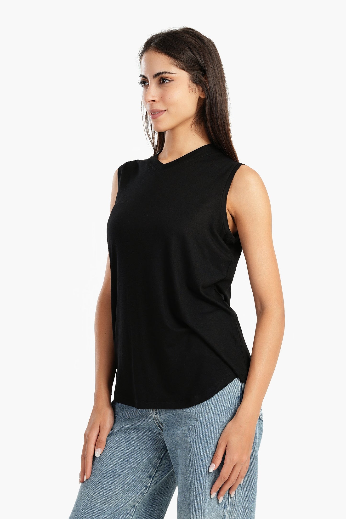 Carina V-Neck Viscose Top