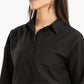 Carina Poplin Shirt with Elastic Cuffs