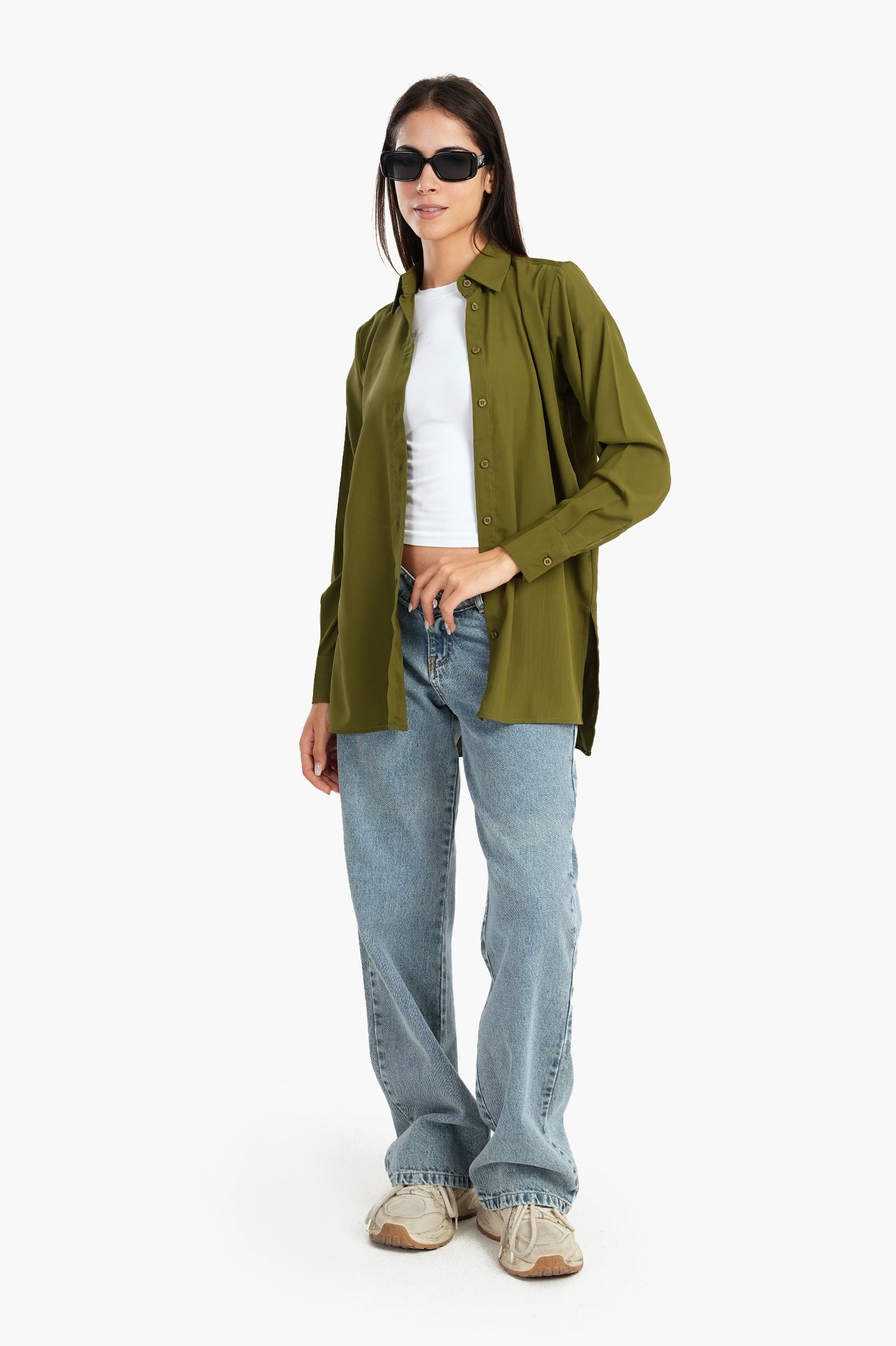 Carina Hip Length Relaxed Fit Shirt