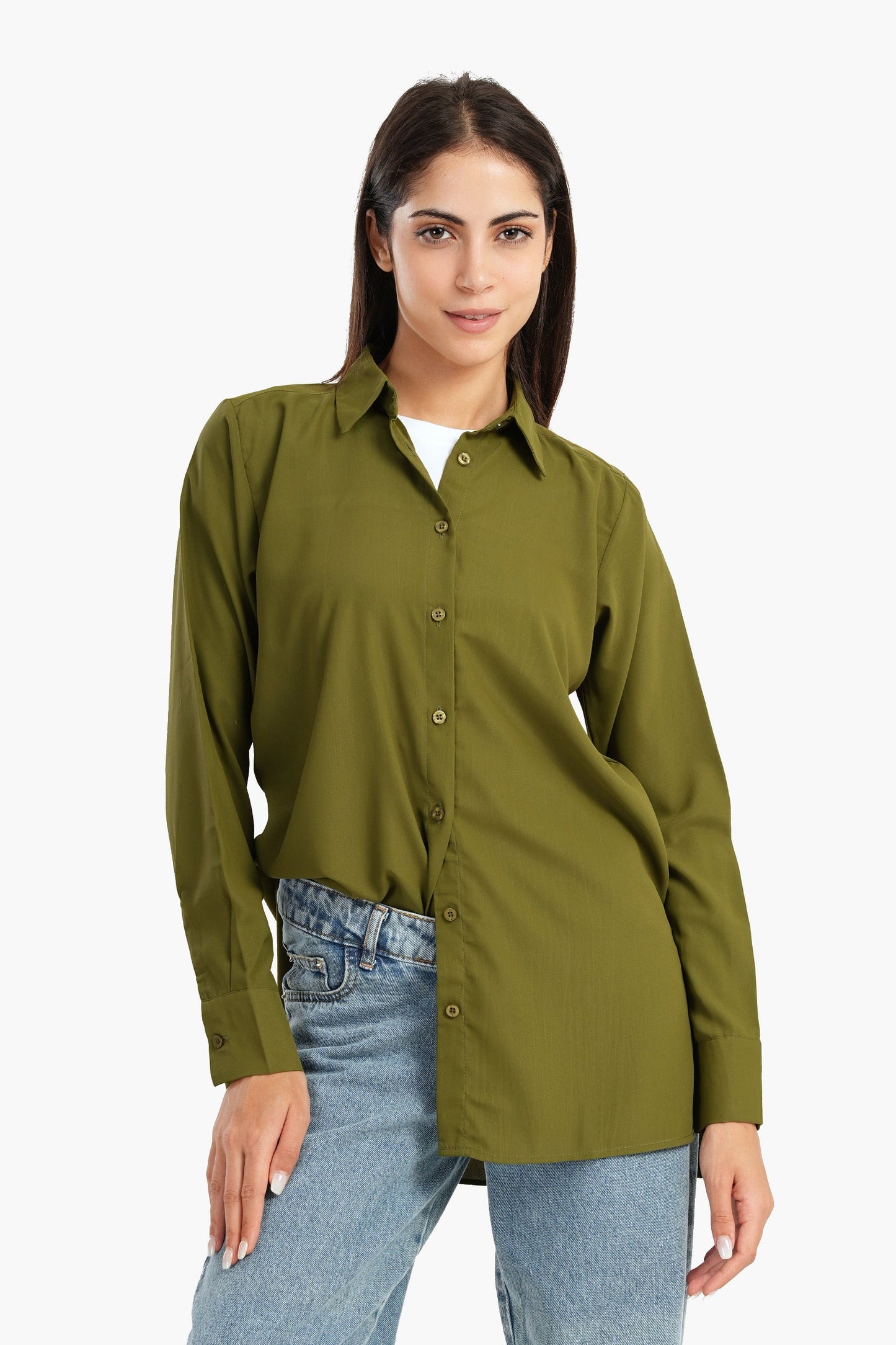 Carina Hip Length Relaxed Fit Shirt