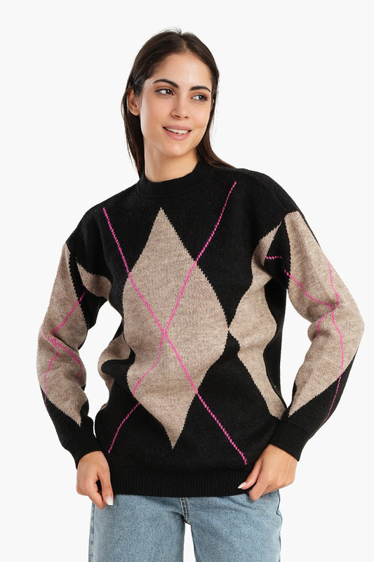 Argyle Scottish Pattern Pullover