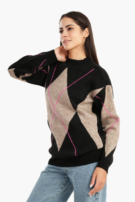 Argyle Scottish Pattern Pullover