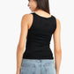 Microfiber Square Neck Top